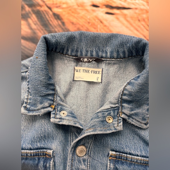 FREE PEOPLE CRVY BADLANDS COVERALL WE THE FREE WIDE LEG DENIM - Picture 10 of 14